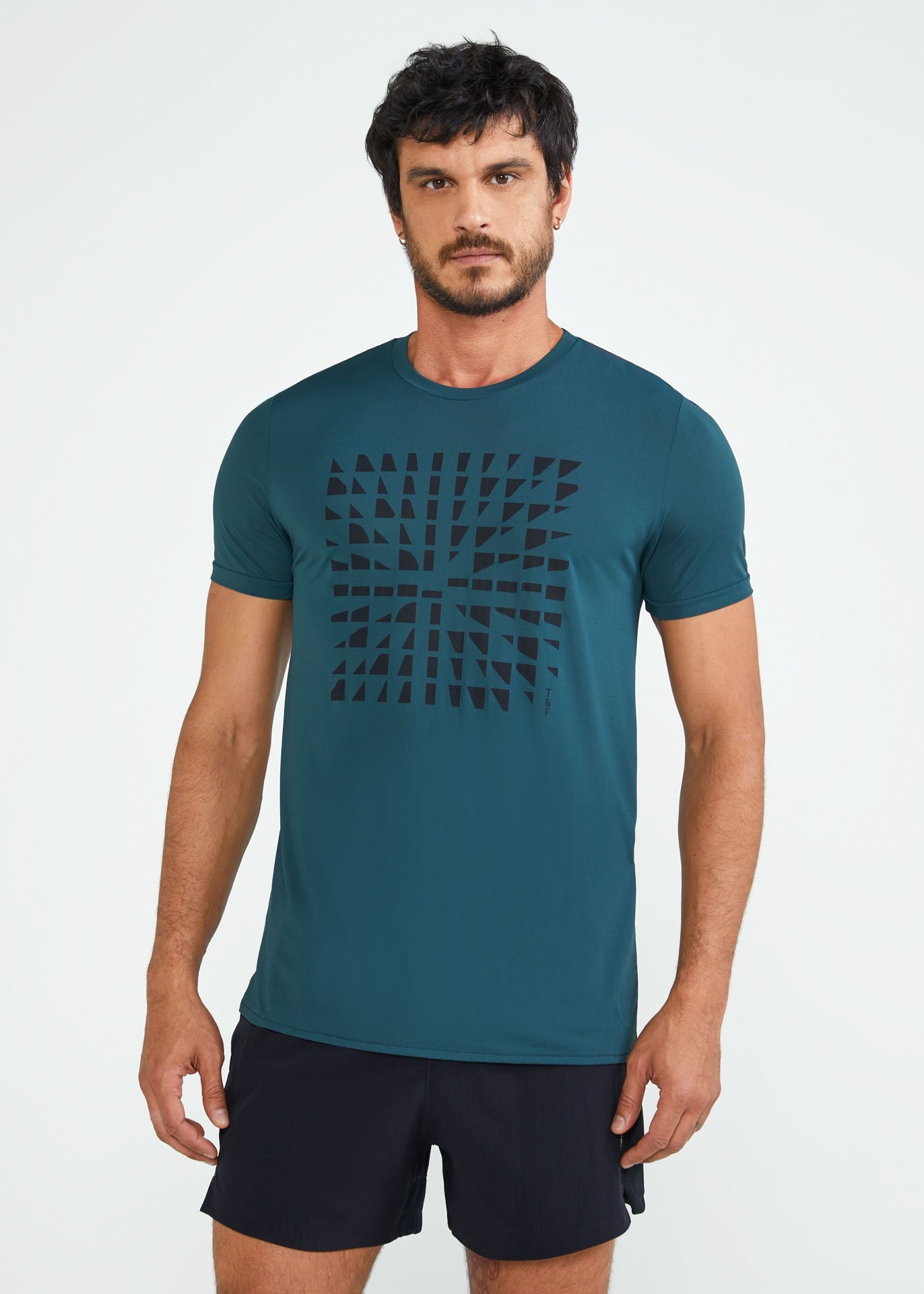 T-Shirt  Homem Manga Curta Thermodry Cubos