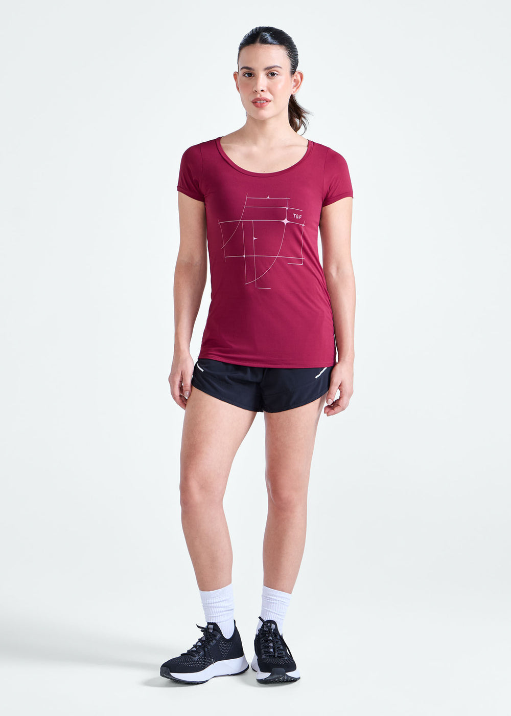 T-shirt Mulher Manga Curta Thermodry Cosmos