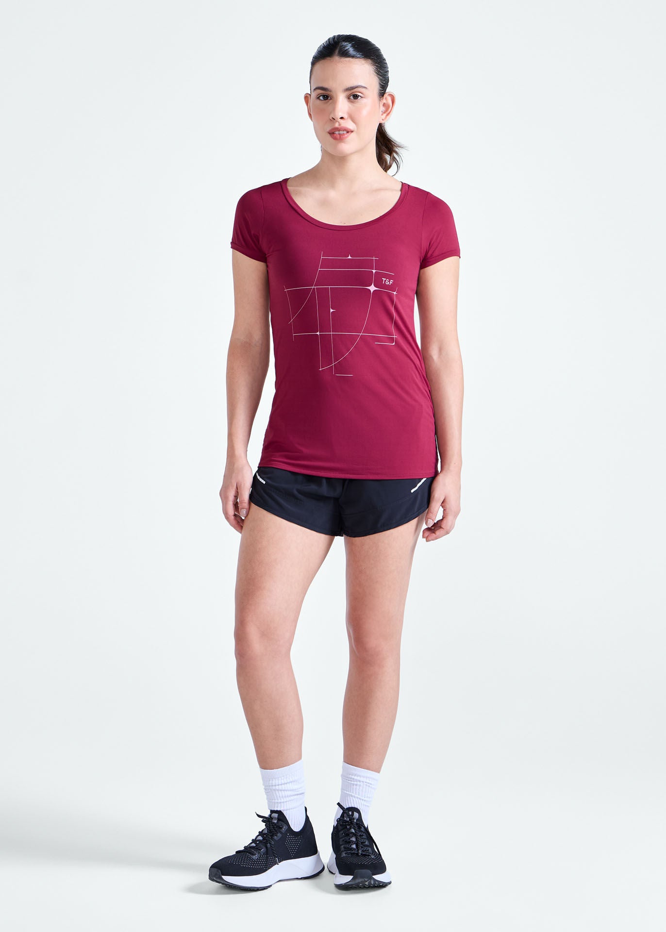 T-shirt Mulher Manga Curta Thermodry Cosmos