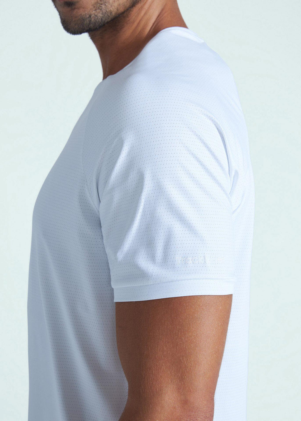 Camiseta de manga corta de malla UV para hombre