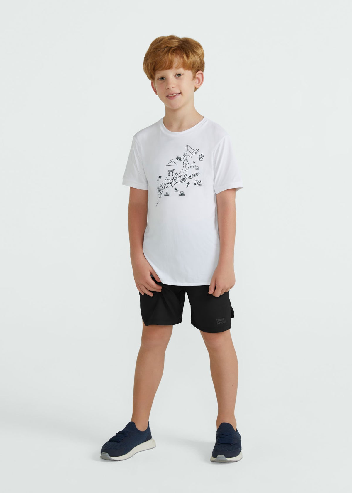 T-shirt Infantil  Menino Manga Curta Thermodry®  Maps