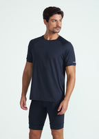 Camiseta de manga corta de malla UV para hombre