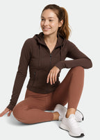 Chaqueta con capucha para mujer