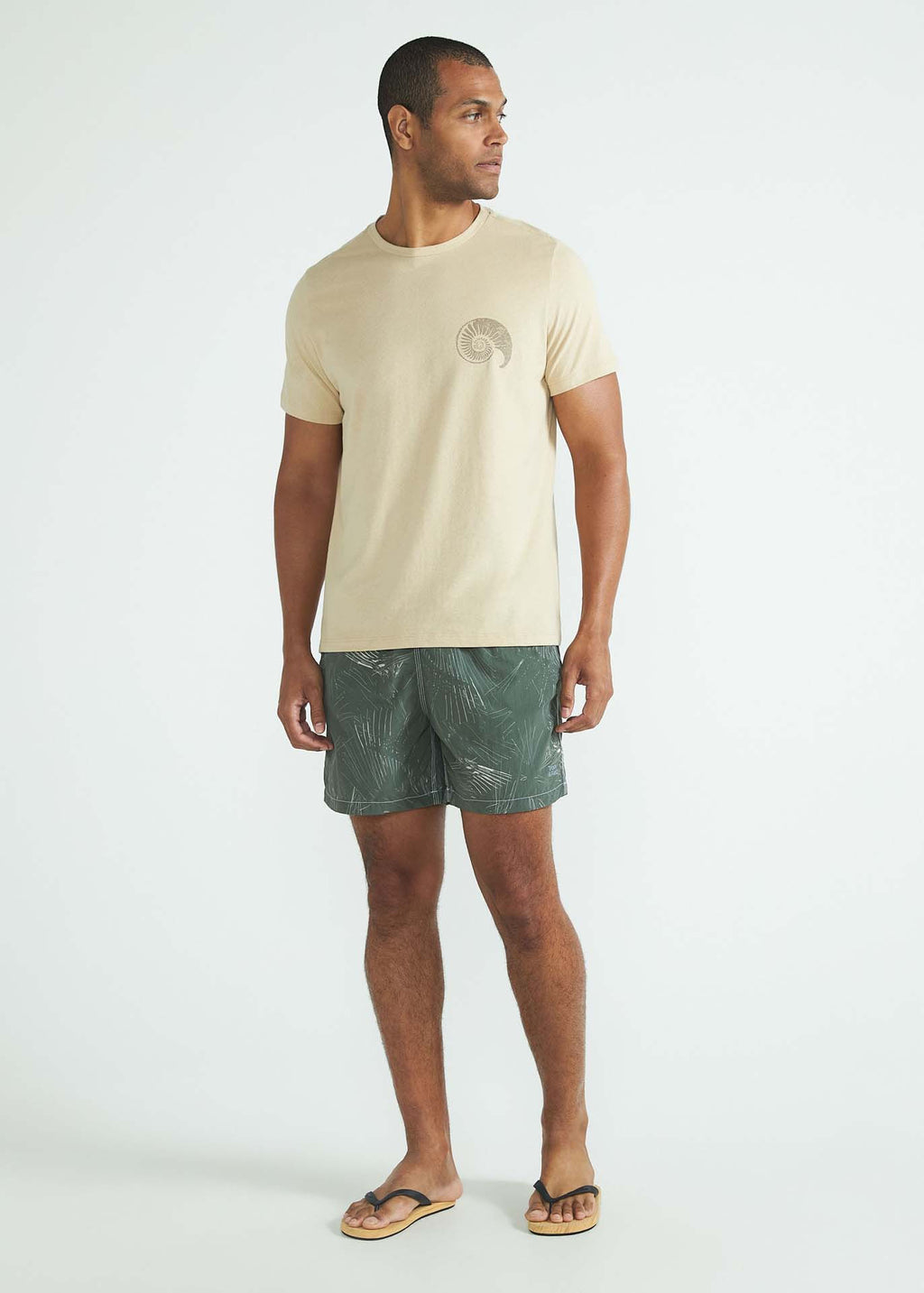 Calção Homem Beach Médio Estampado