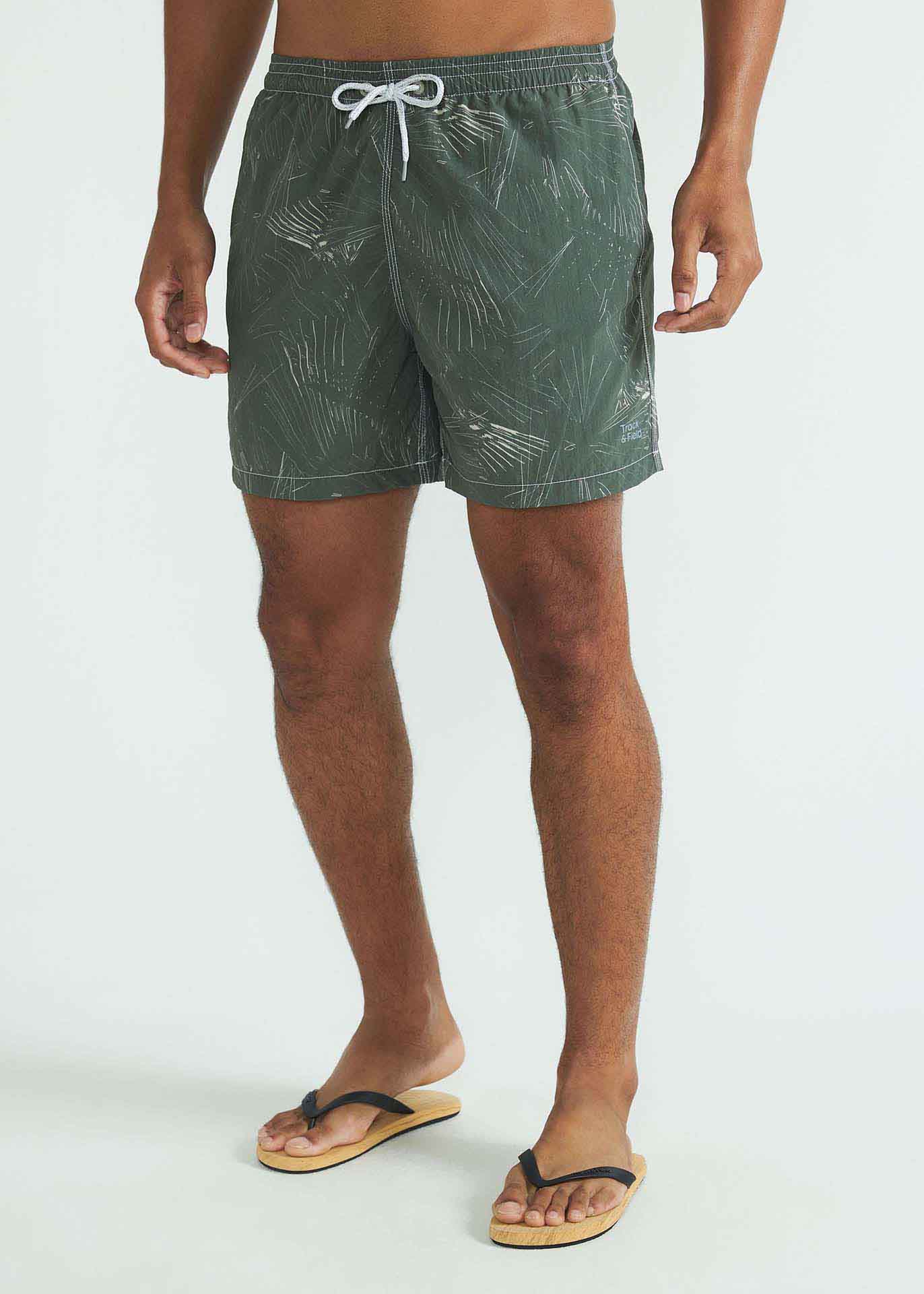 Calção Homem Beach Médio Estampado