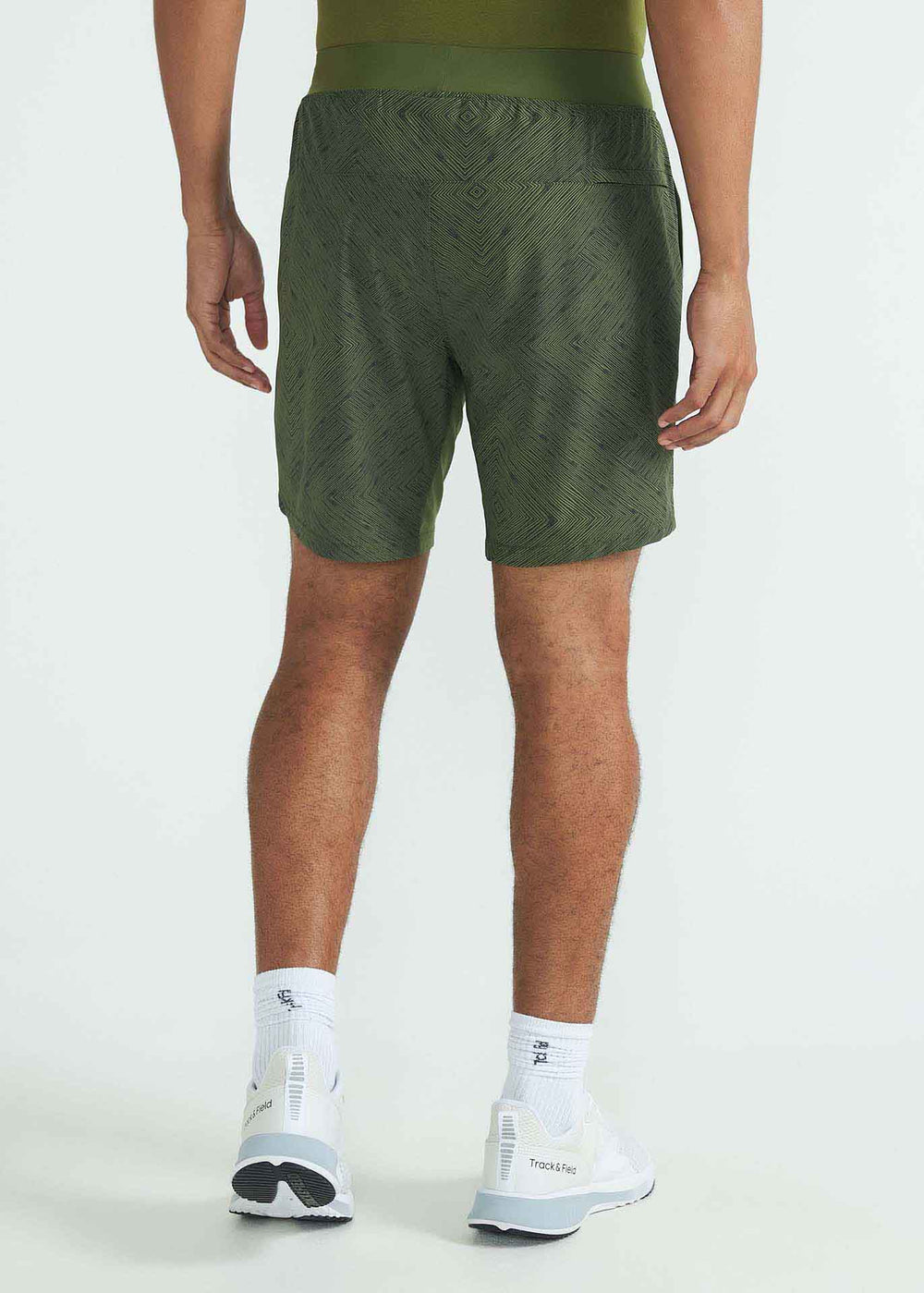 Shorts estampados medianos para hombre