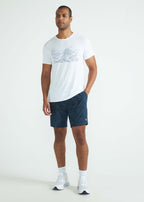 Shorts estampados medianos para hombre