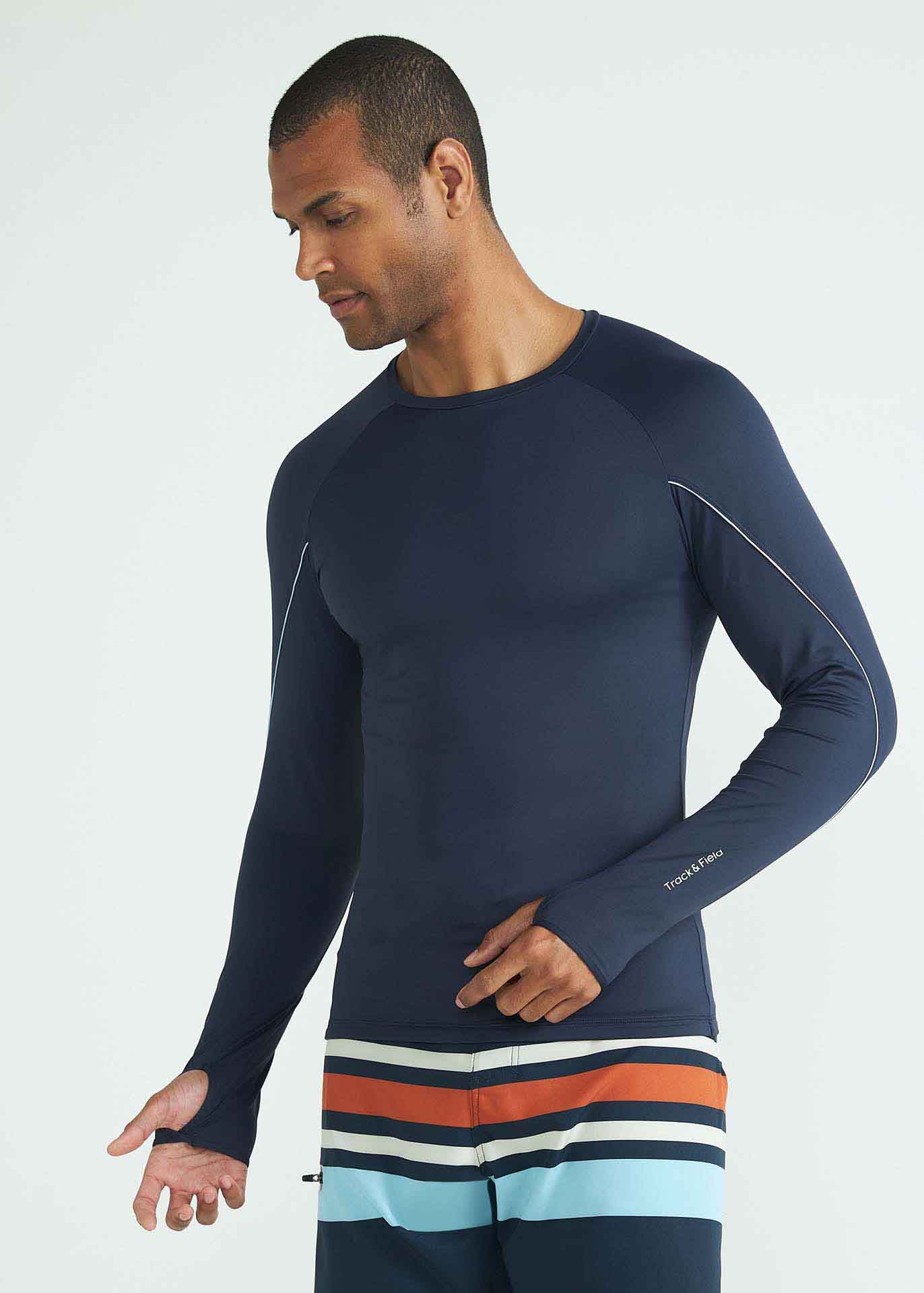 T-shirt Surf Uv à manches longues pour hommes