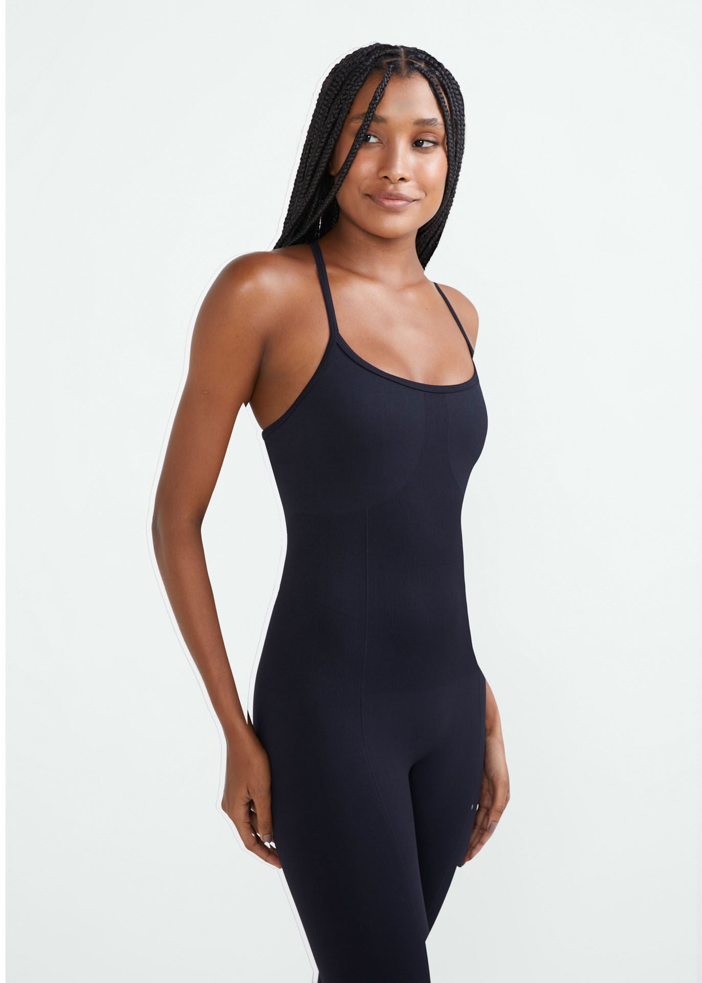 Combinaison basique longue peau pour femme