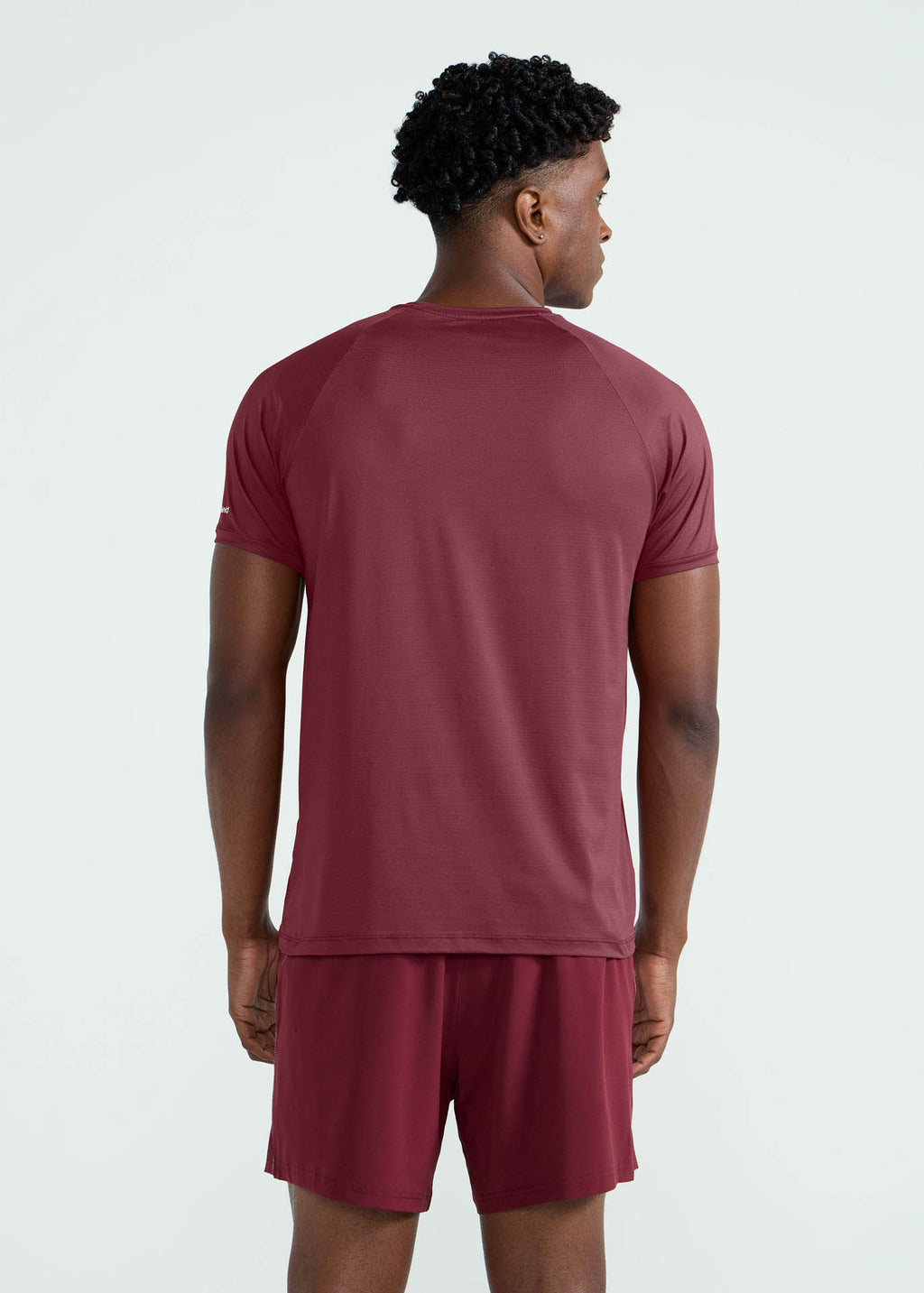 Camiseta de manga corta de malla UV para hombre