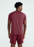 Camiseta de manga corta de malla UV para hombre