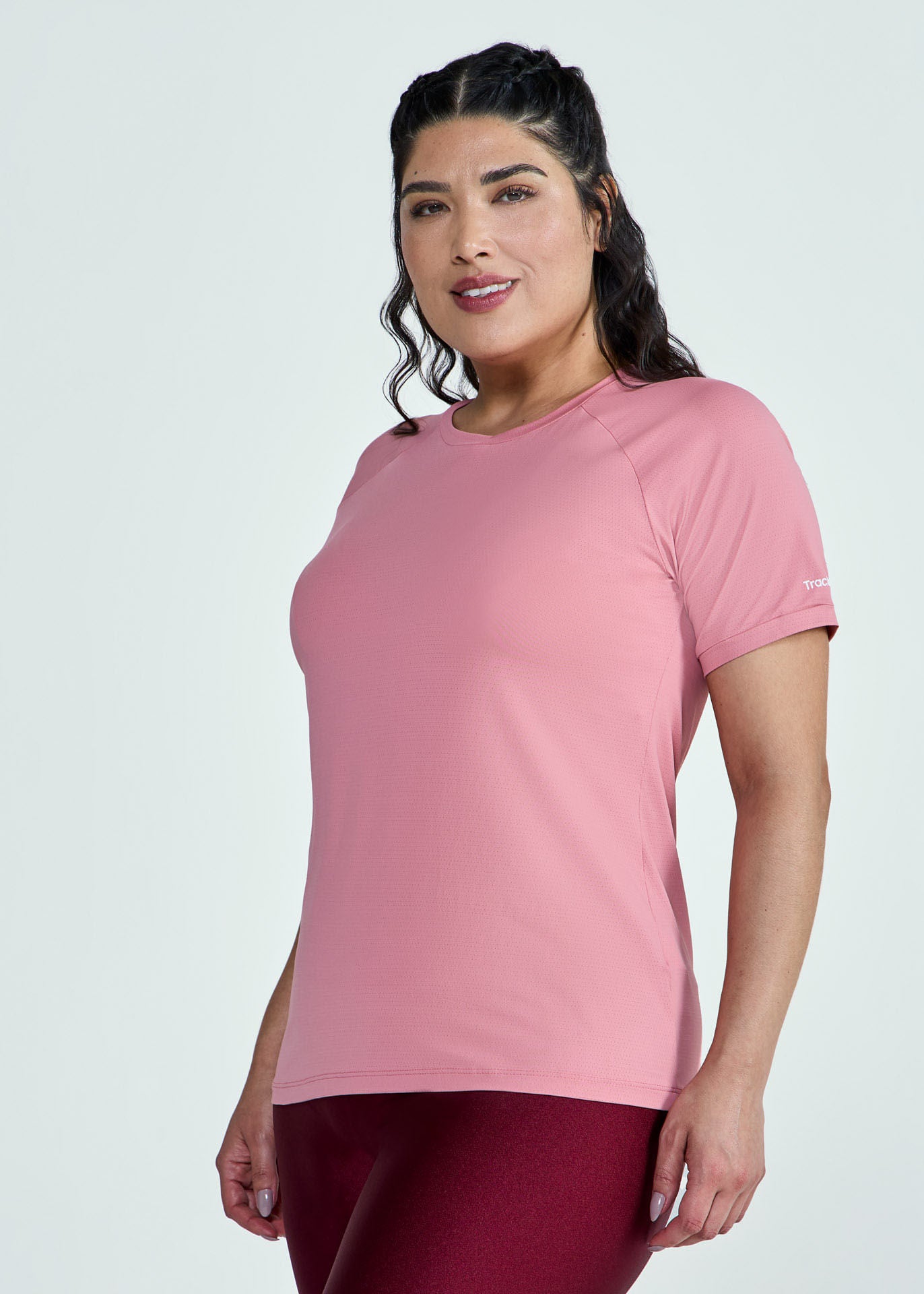 Kurzärmliges UV-Mesh-T-Shirt für Damen
