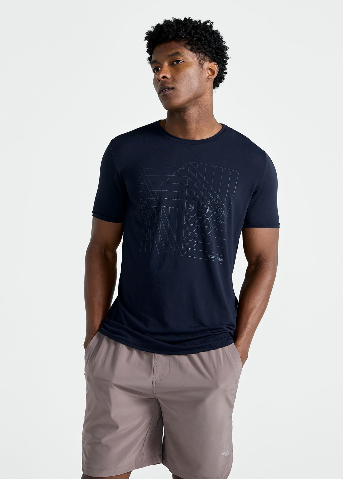 Men's Short Sleeve T-Shirt Thermodry Laser