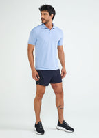 Slim-Mesh-Poloshirt für Herren