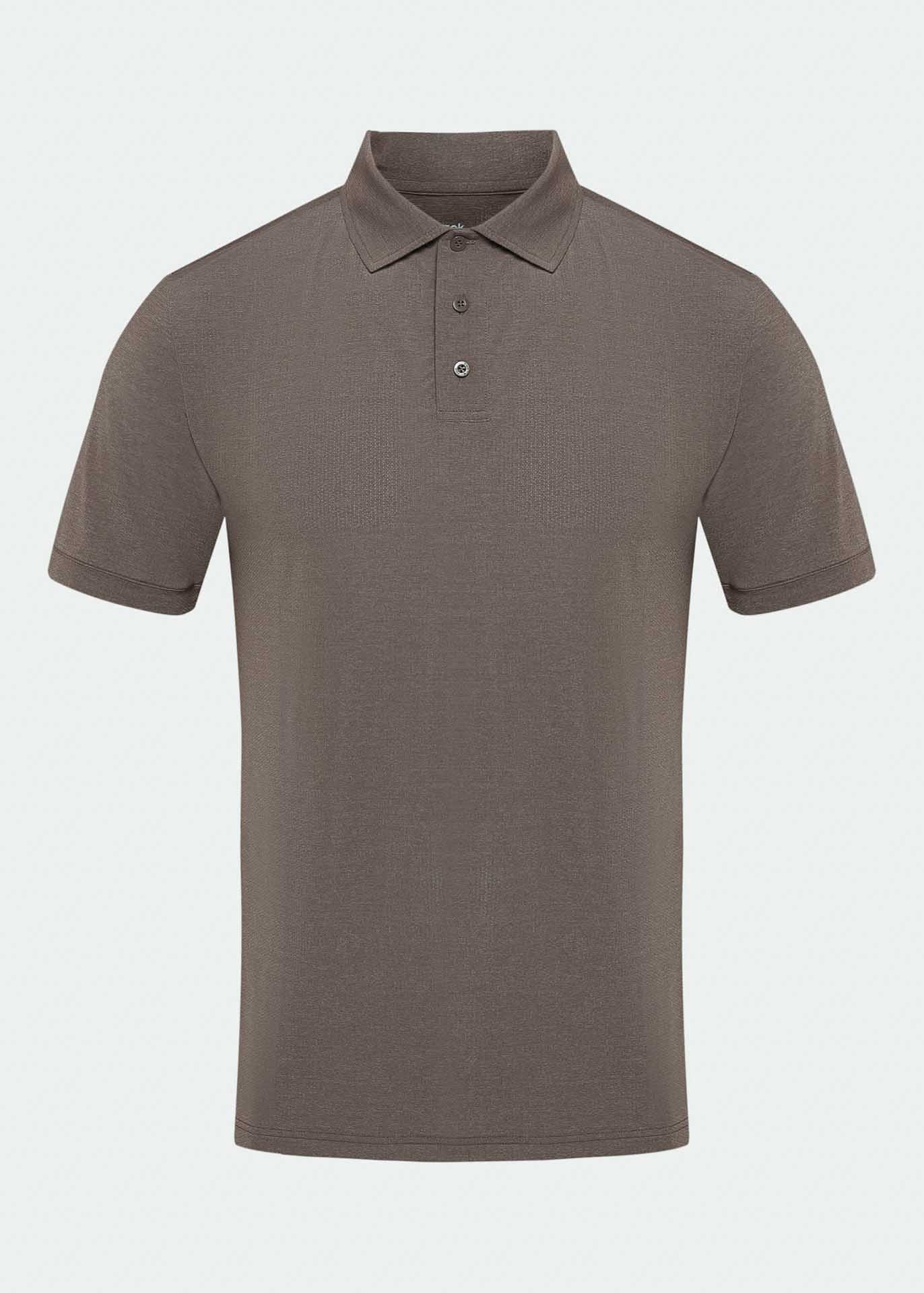 Polo en maille fine pour hommes
