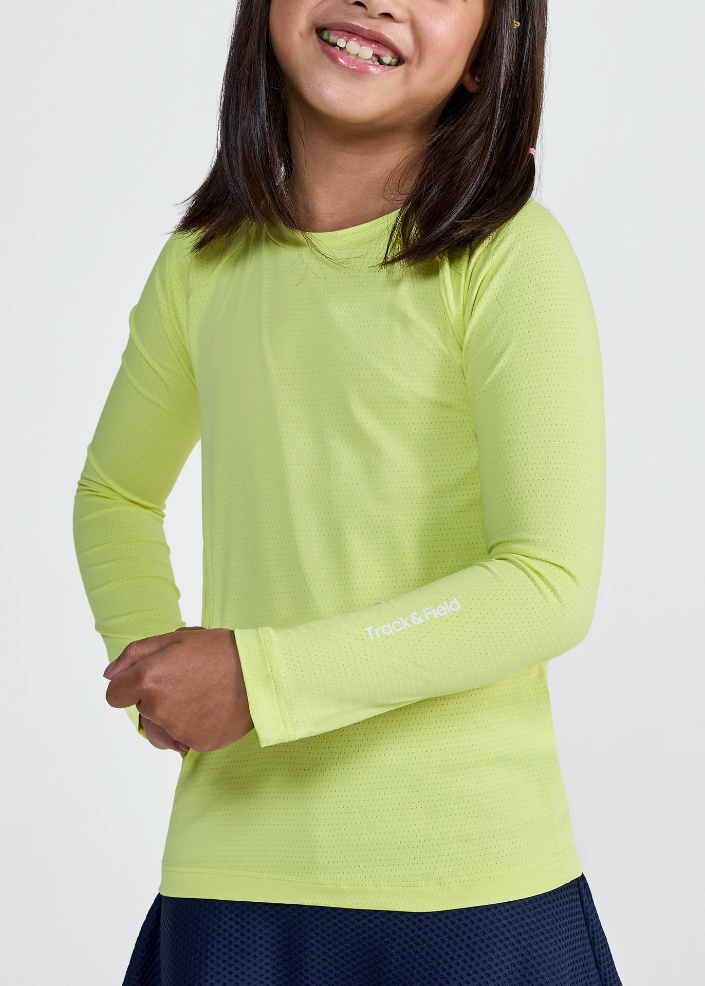 T-shirt unisexe pour enfants, manches longues, maille UV