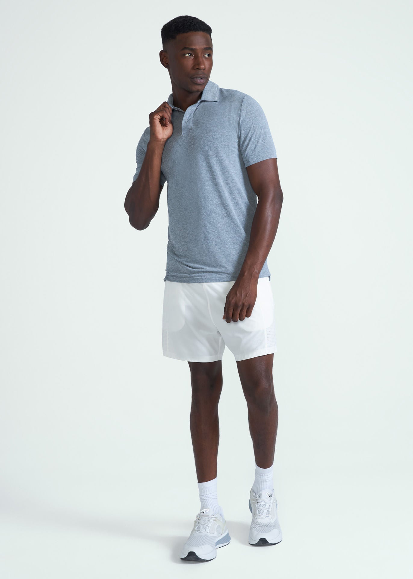 Polo Homem Slim Mesh