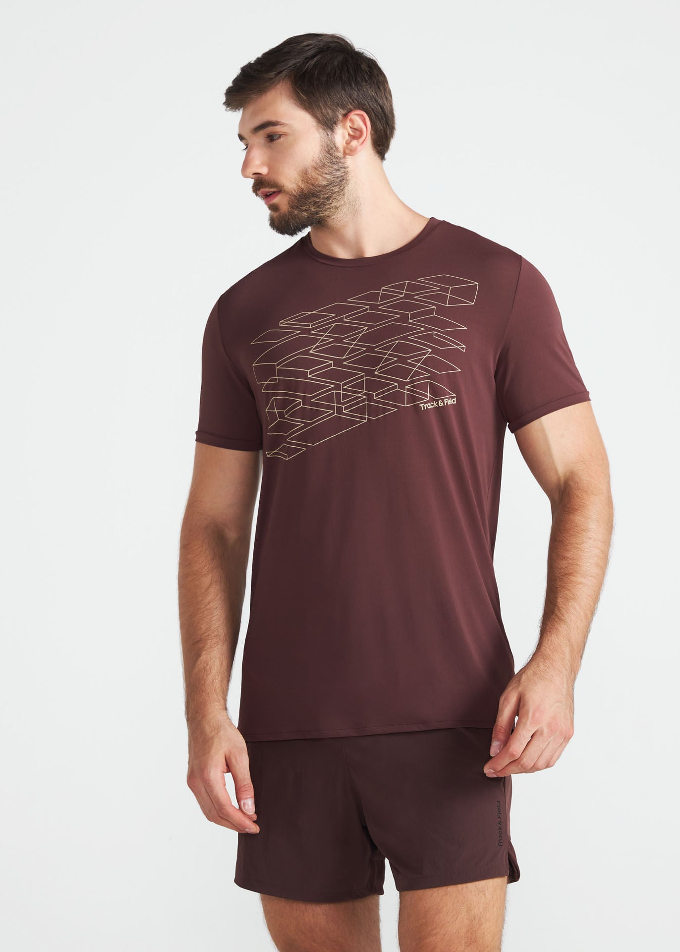 Men's Short Sleeve T-shirt Thermodry Structures
