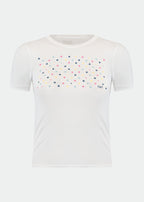Children's T-Shirt for Girls Short Sleeve Thermodry Stars