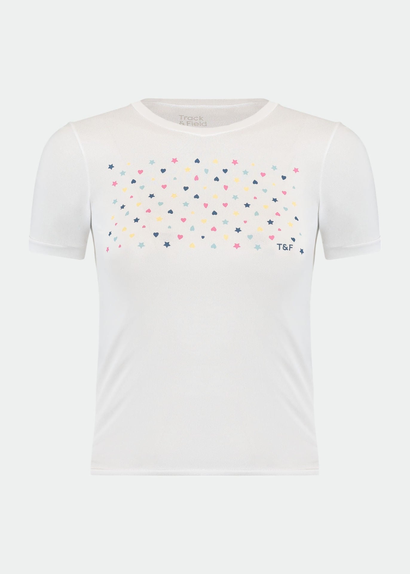 Camiseta Infantil para Niña Manga Corta Thermodry estrellas