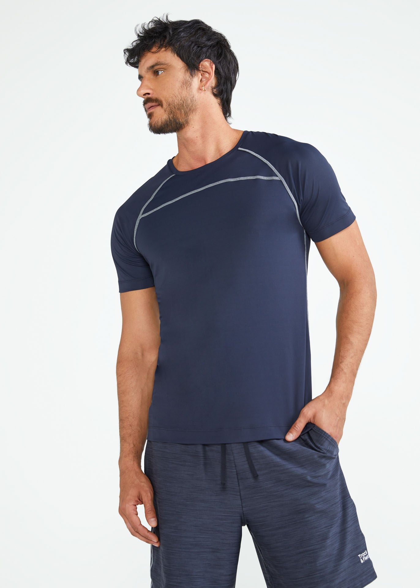 Minimales Kurzarm-T-Shirt für Herren