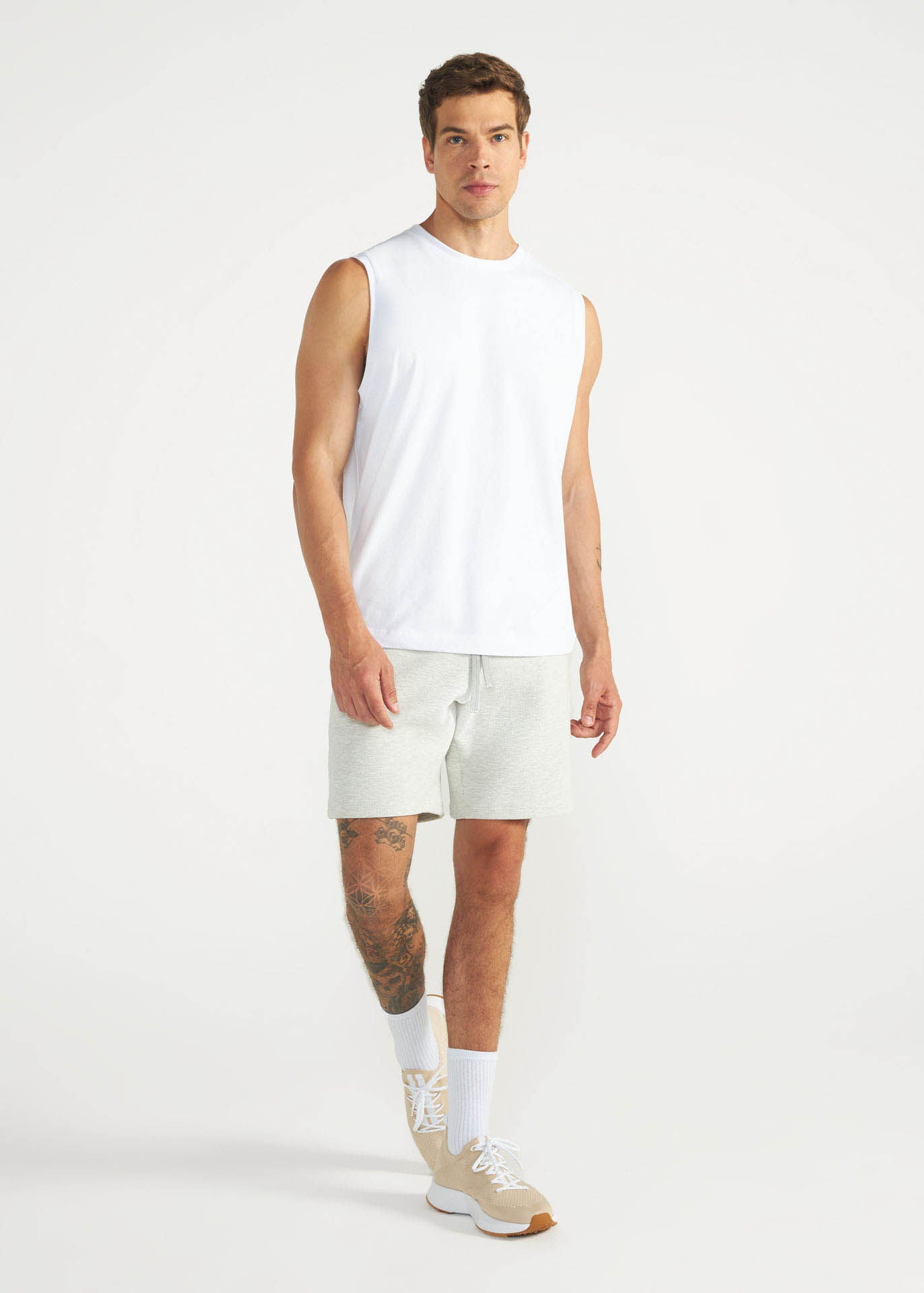 Ärmelloses Basic-T-Shirt für Herren