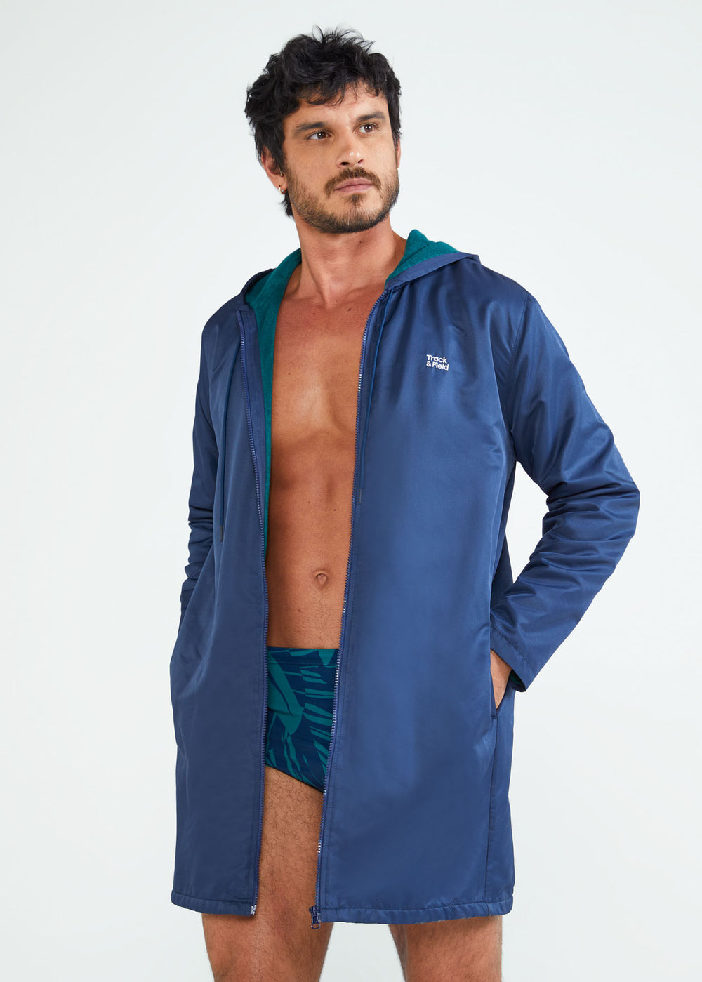 Parka-Bademantel für Herren