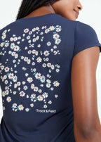Kurzarm-T-Shirt für Damen Thermodry Flora