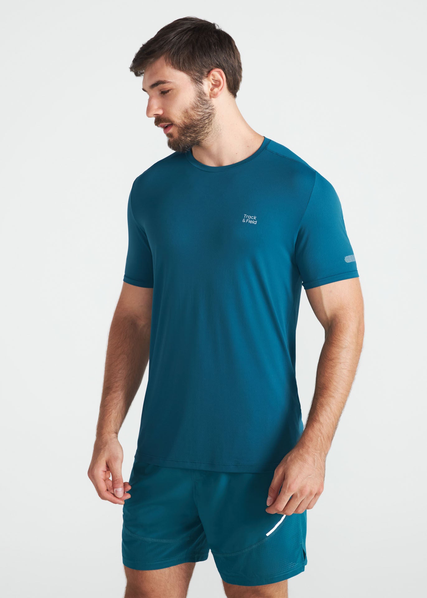Kurzärmliges Sport-T-Shirt für Herren