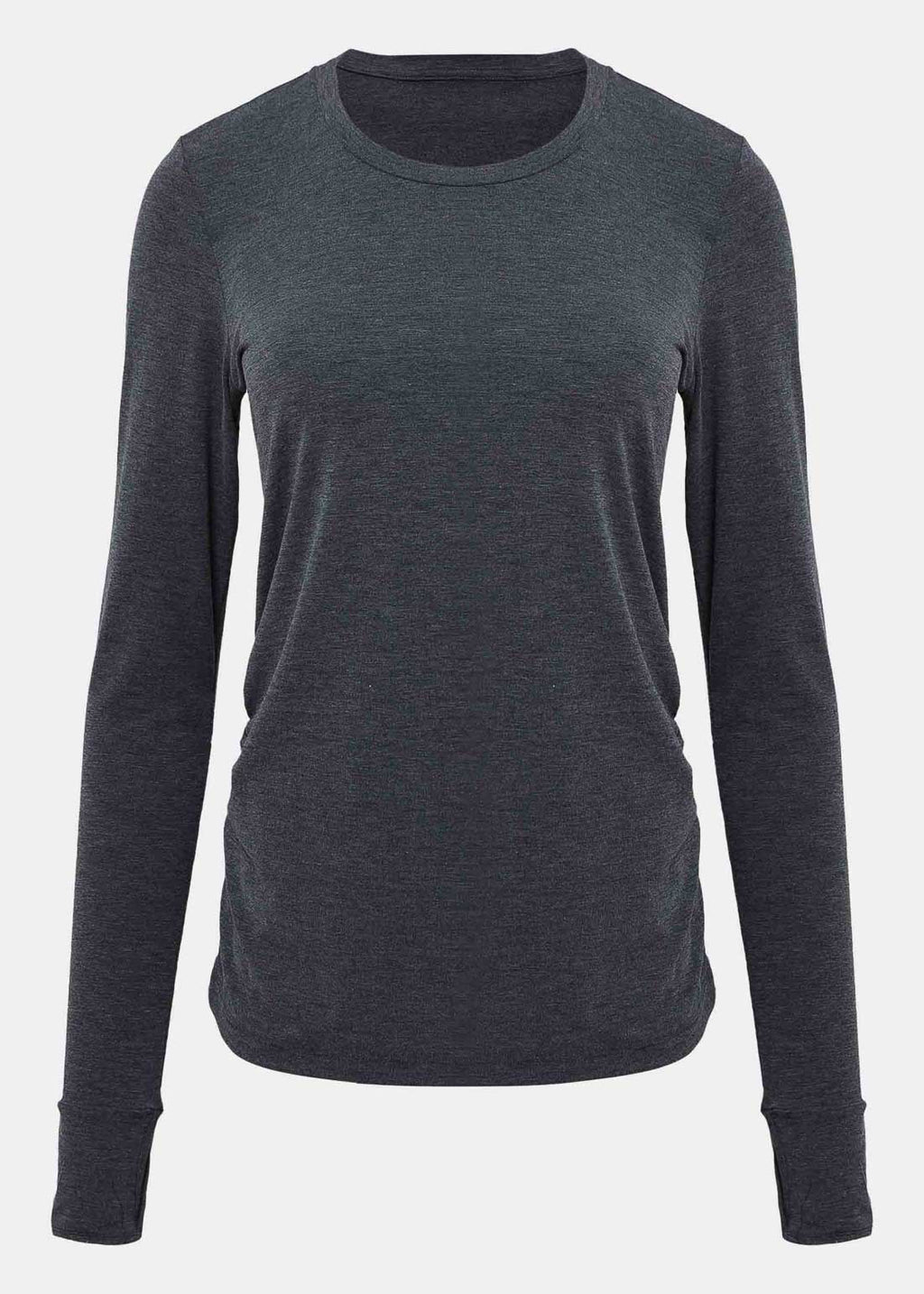 Camiseta de manga larga con dedos suaves para mujer