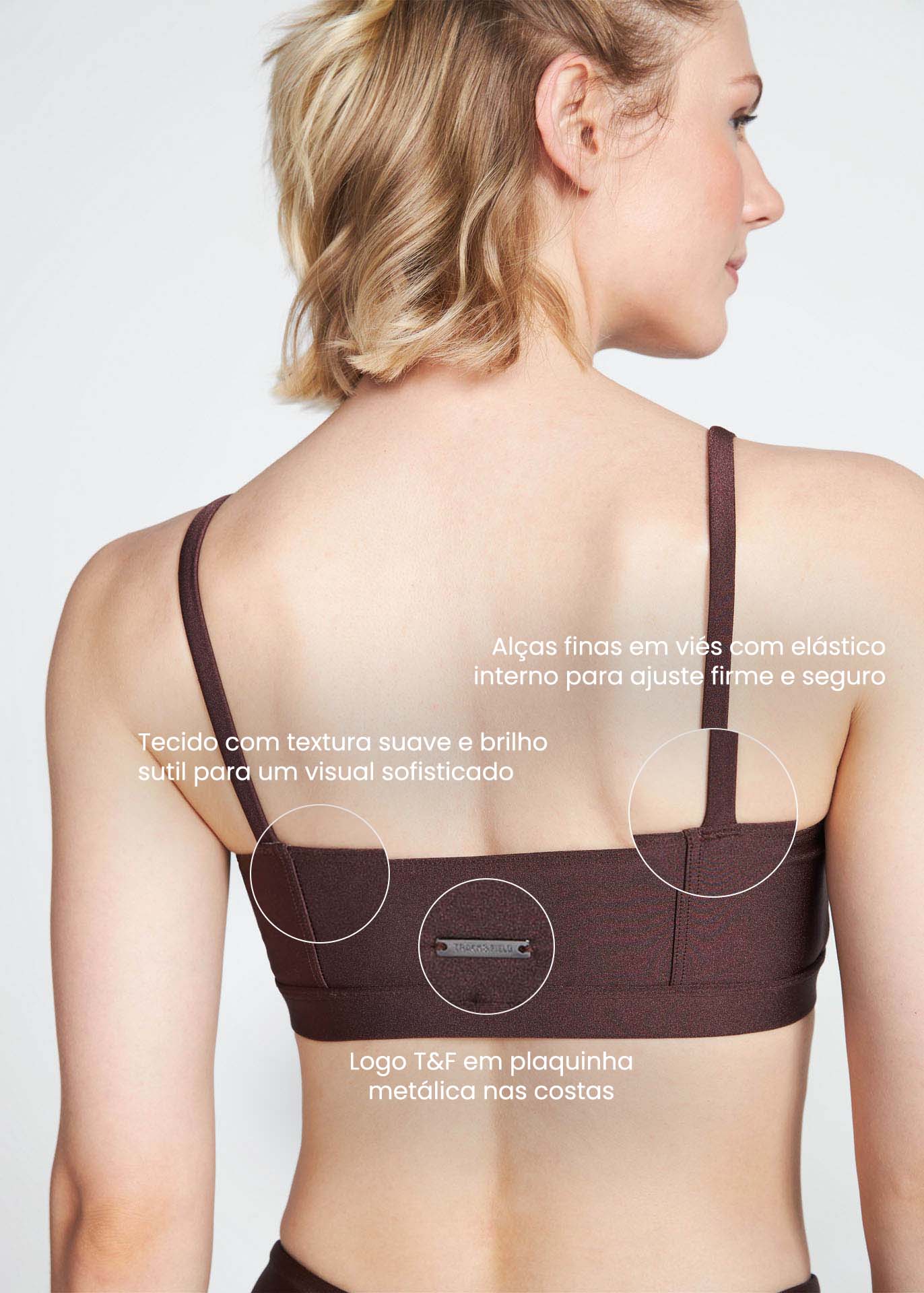 Basic-Glitzer-Top für Damen