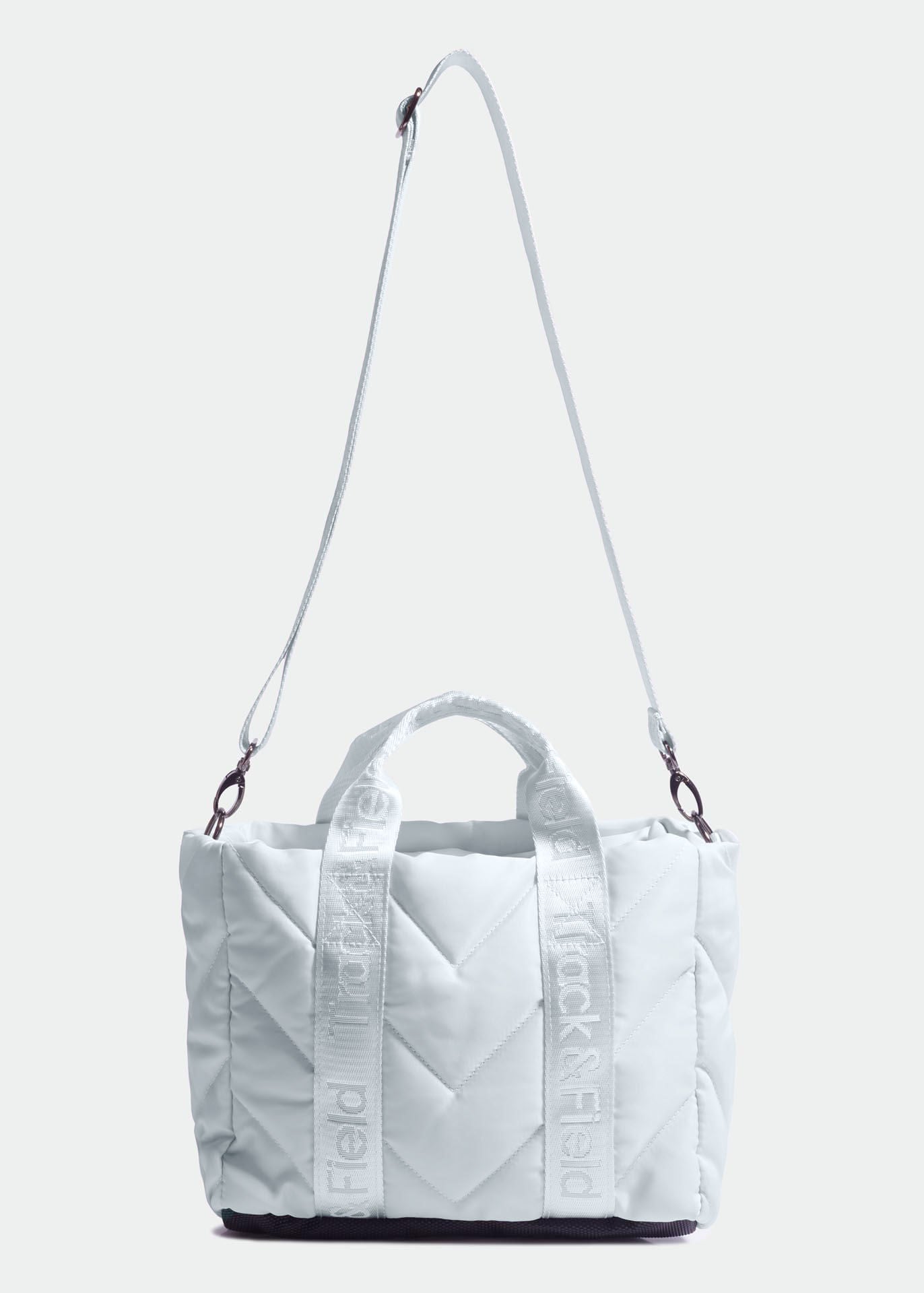 Minibolso de lona acolchado