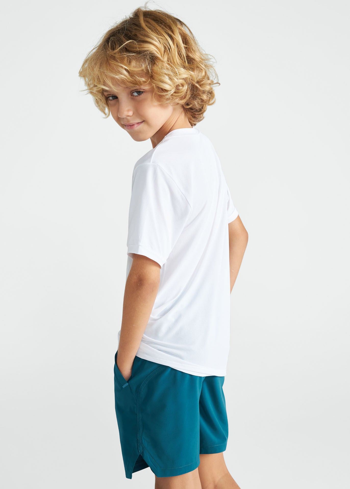T-shirt pour enfants à manches courtes pour hommes Thermodry Géométrique