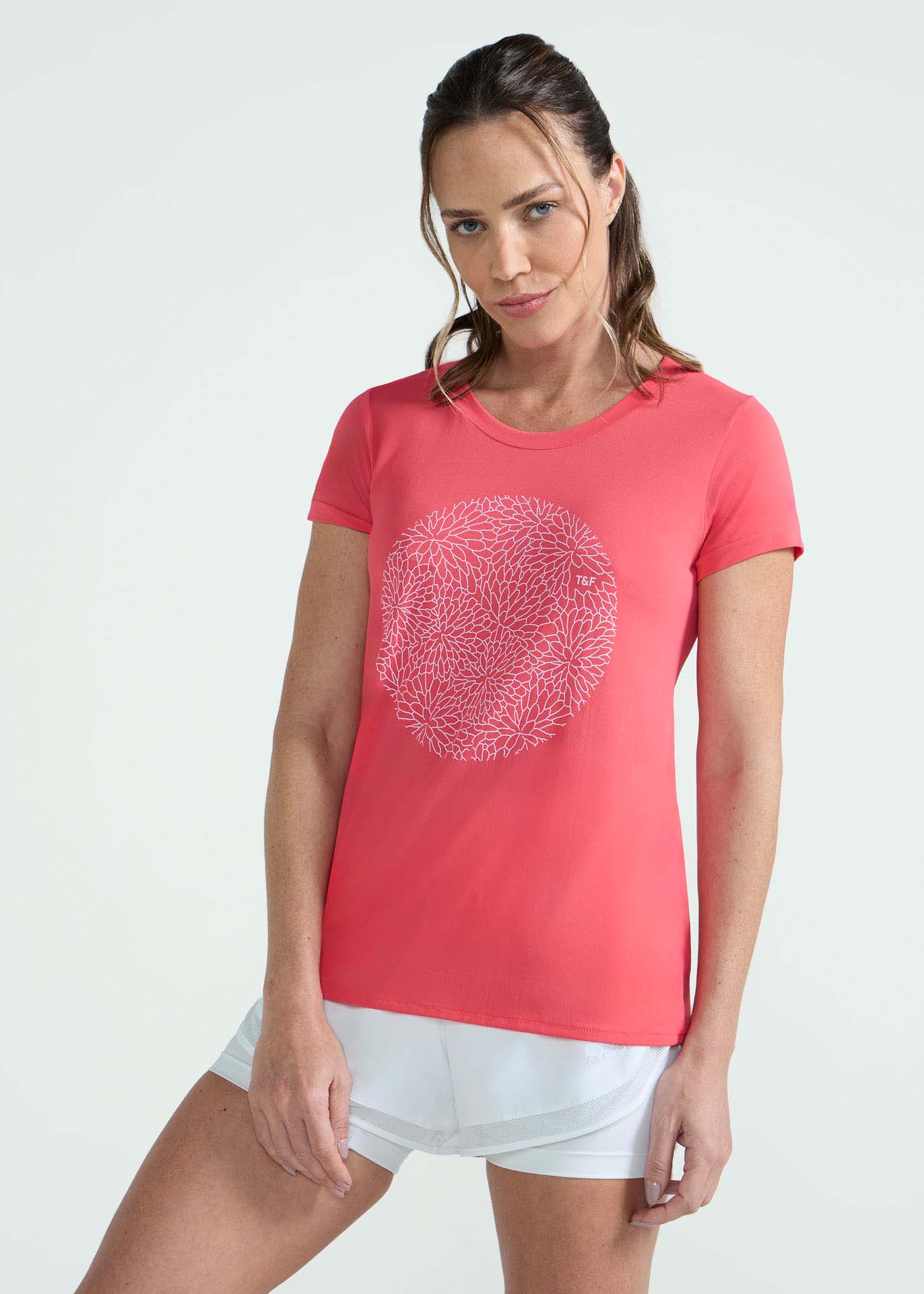 Women's Short Sleeve T-Shirt Thermodry Garden