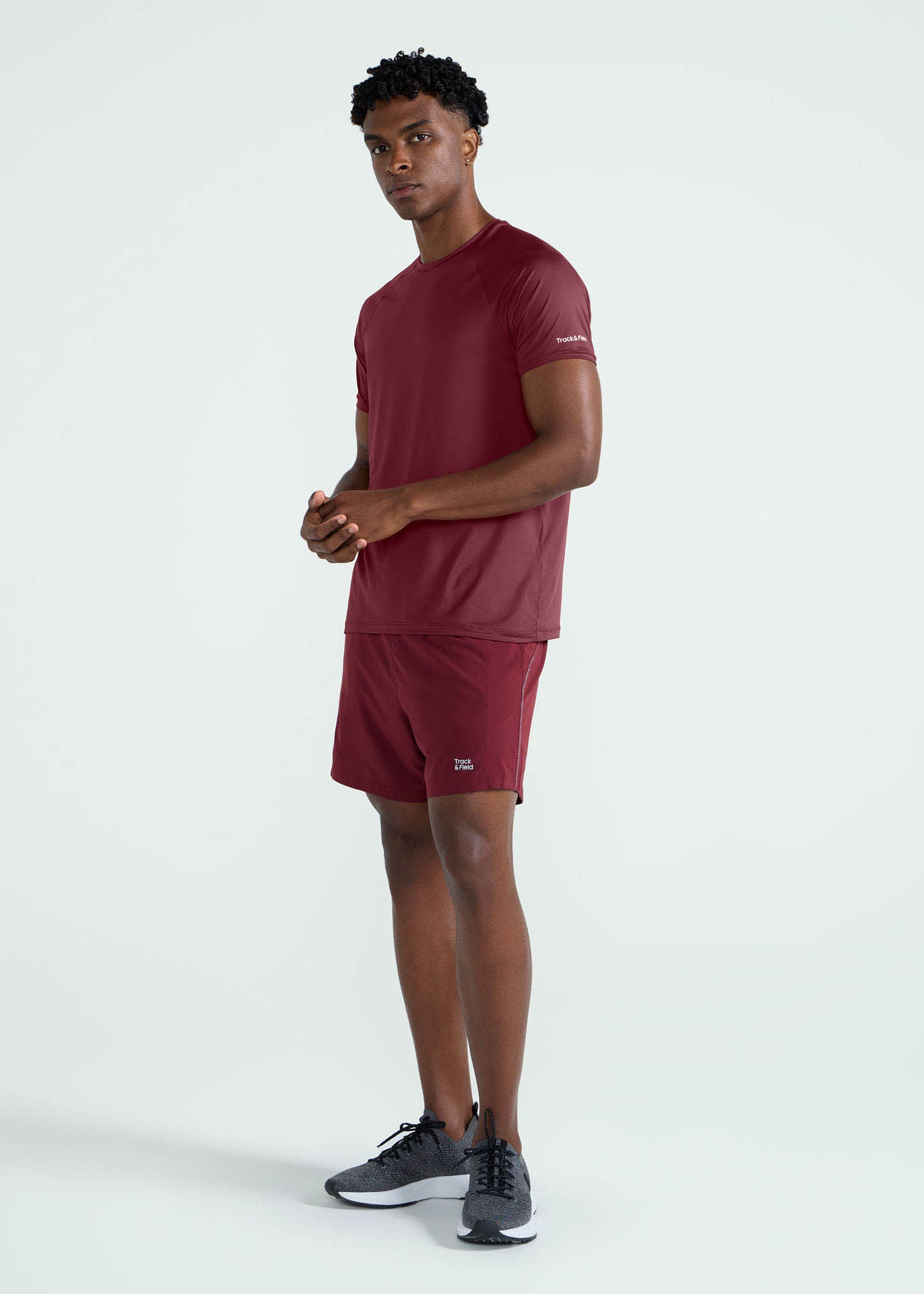 Camiseta de manga corta de malla UV para hombre