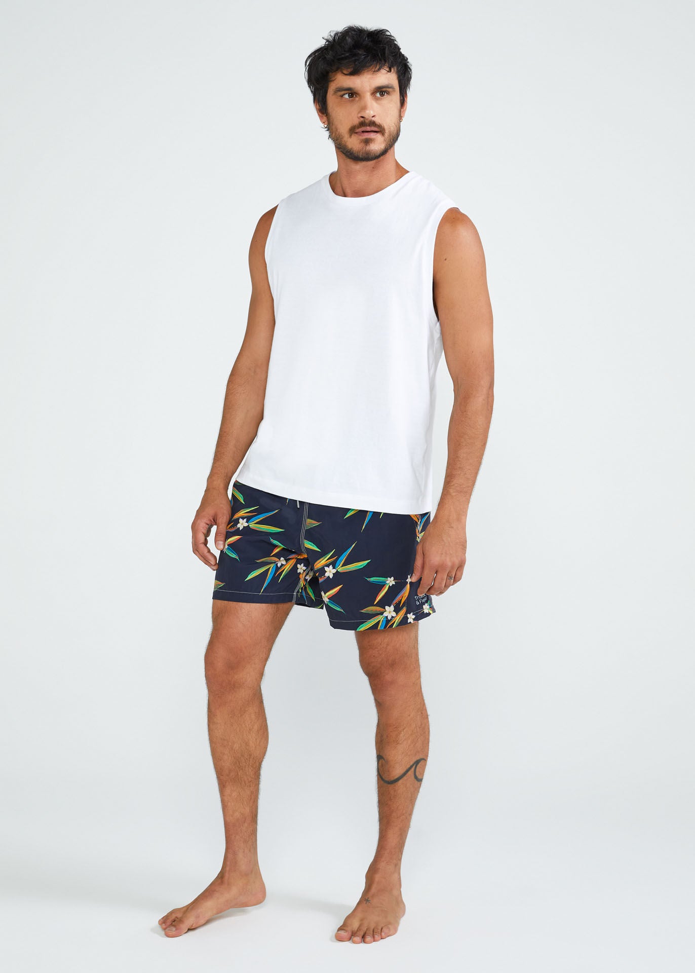 Calção Homem Beach Médio Estampado