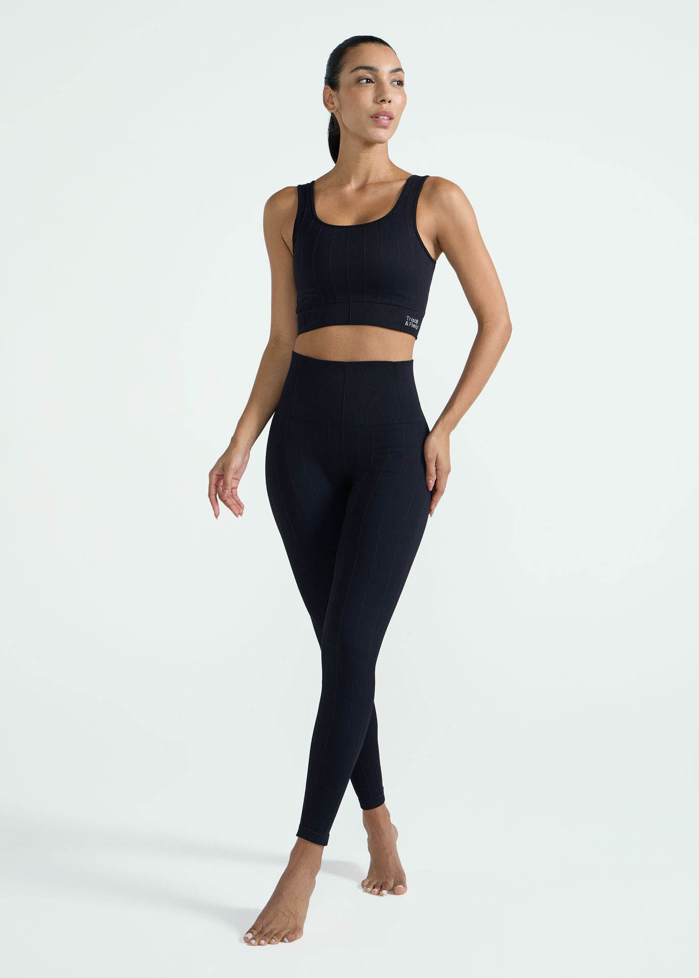 Top Ribana de piel para mujer