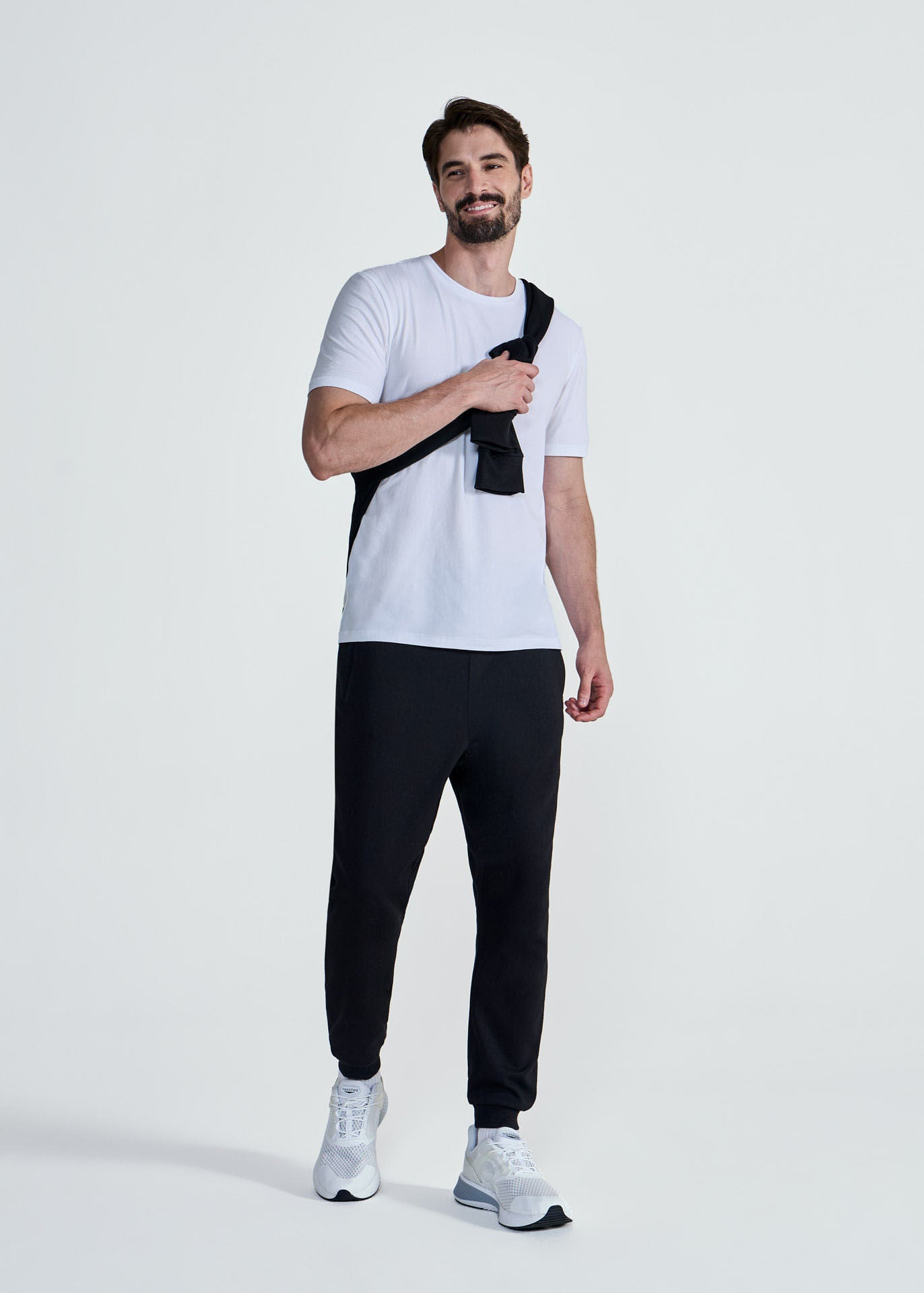 T-shirt Homem Manga Curta Stretch Pima