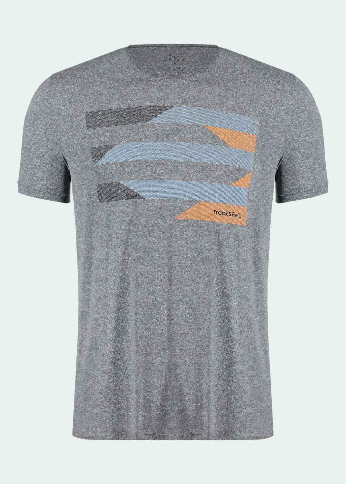 Herren Kurzarm-T-Shirt Thermodry Stripes