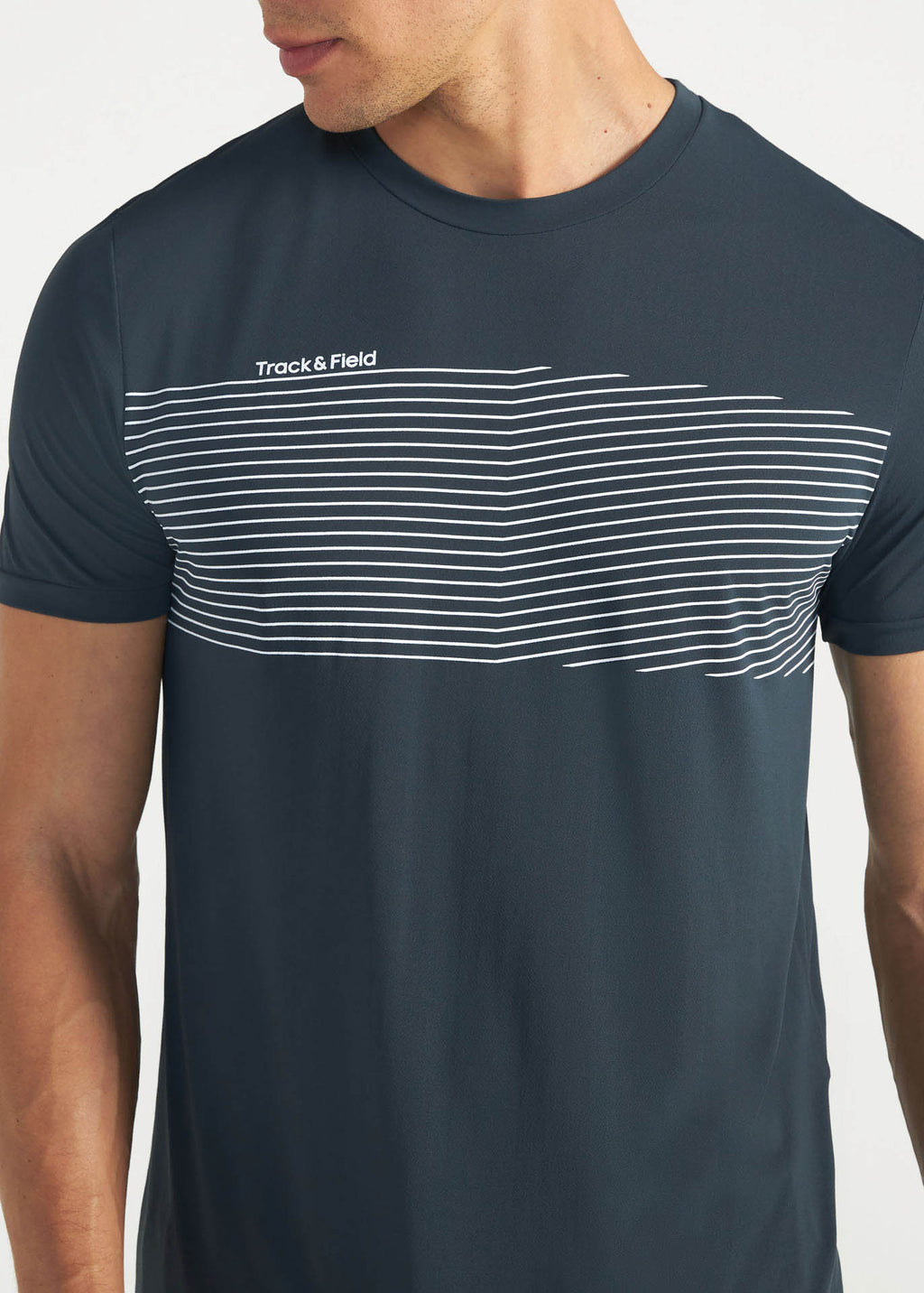 T-shirt à manches courtes pour hommes Thermodry Lignes