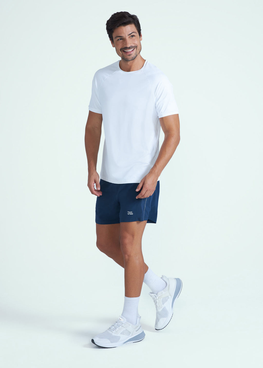 Camiseta de manga corta de malla UV para hombre