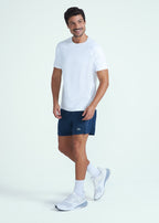 Camiseta de manga corta de malla UV para hombre