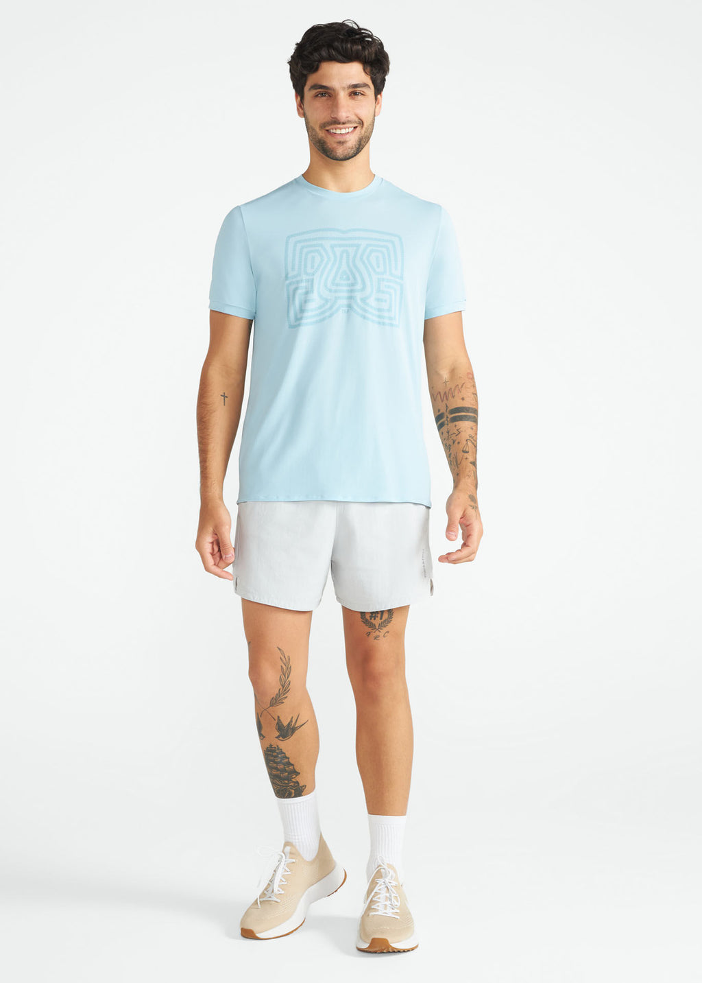 T-shirt à manches courtes pour hommes Thermodry Broderie