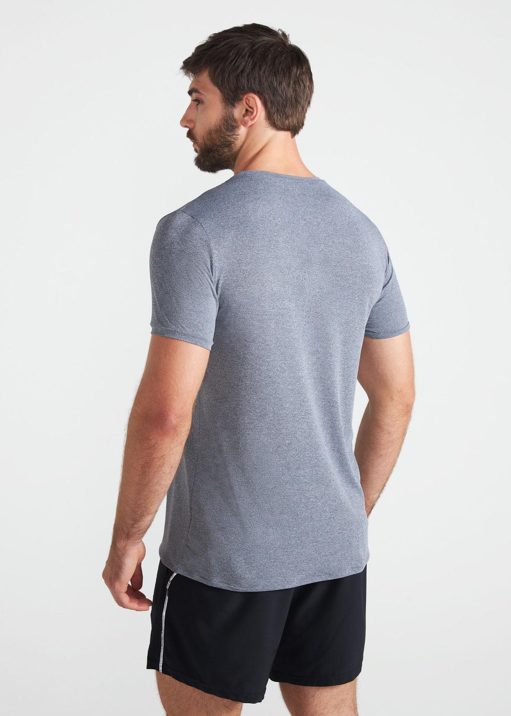 Herren Kurzarm-T-Shirt Thermodry Stripes
