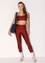 Pantalones legging de mujer con bolsillos brillantes