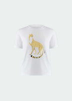 Kinder-T-Shirt für Mädchen, kurzärmelig, Thermodry Oncinha