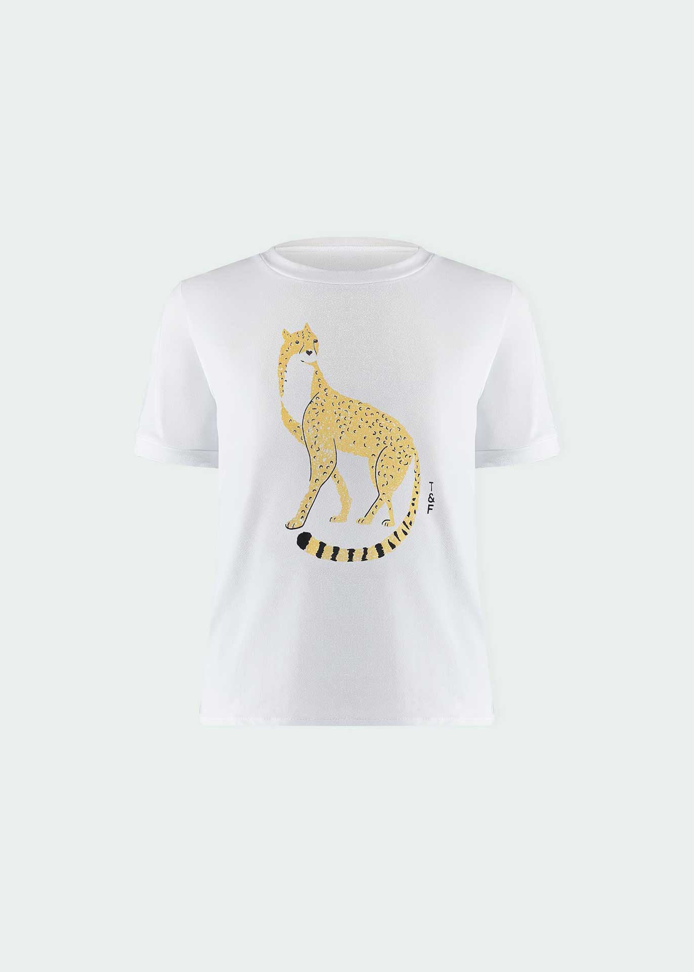 Kinder-T-Shirt für Mädchen, kurzärmelig, Thermodry Oncinha