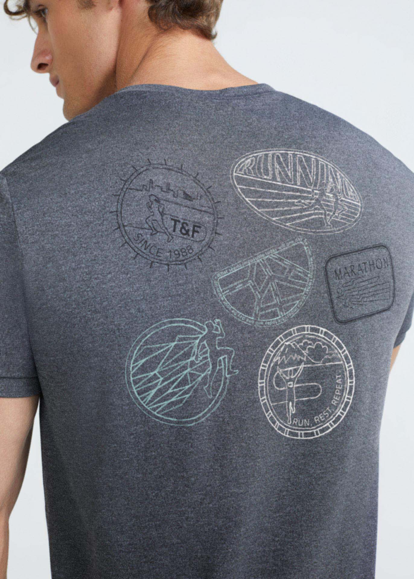 Camiseta de manga corta para hombre Thermodry Medallas