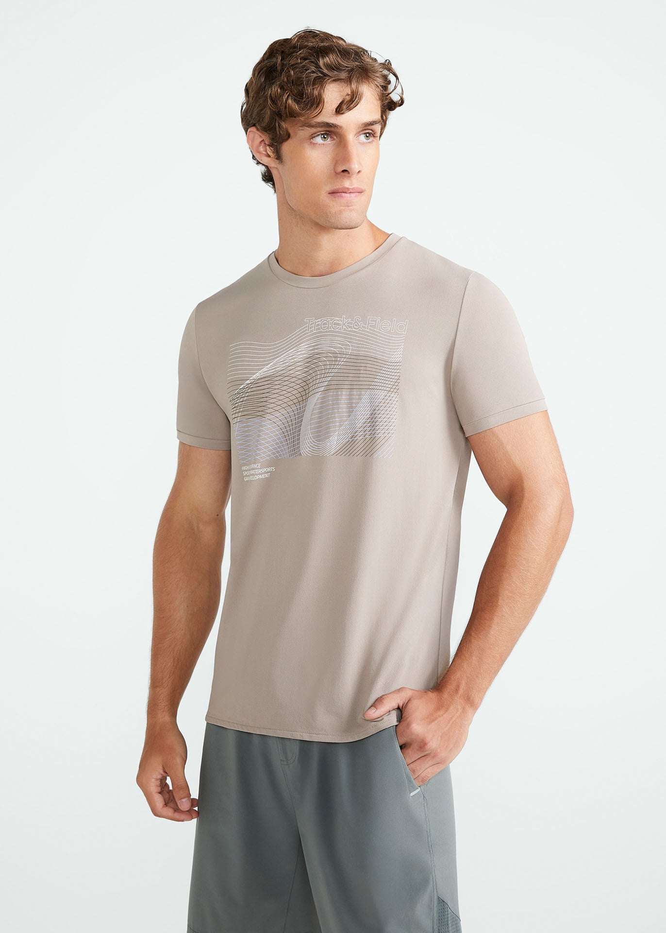 T-shirt Homem Manga Curta Thermodry Performance | Track&Field