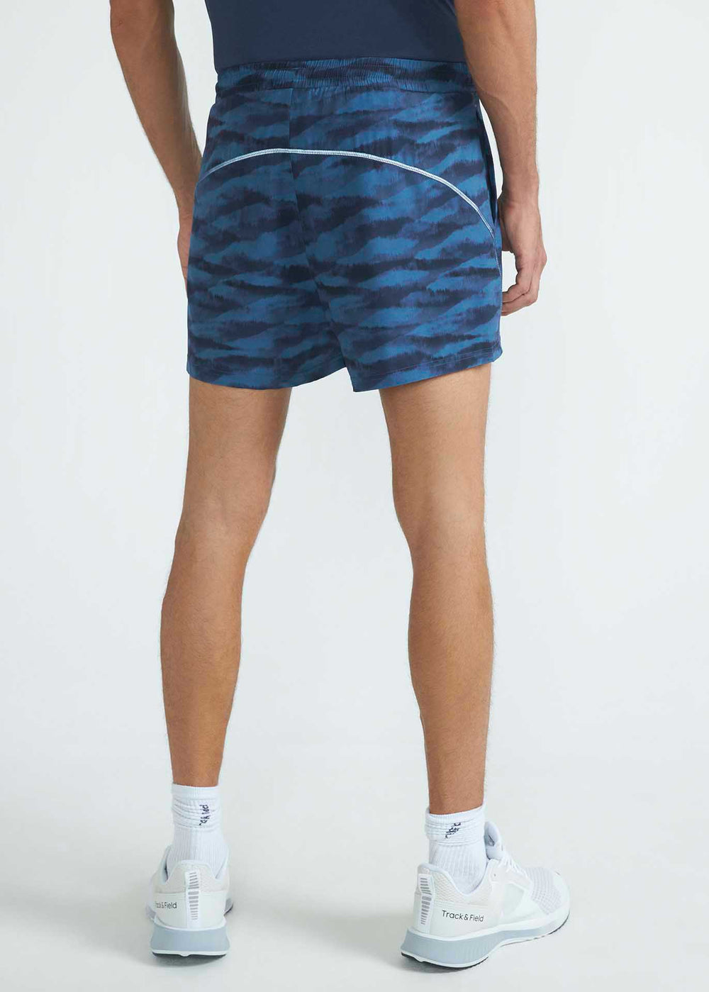 Kurze Herren-Shorts mit Laserdruck